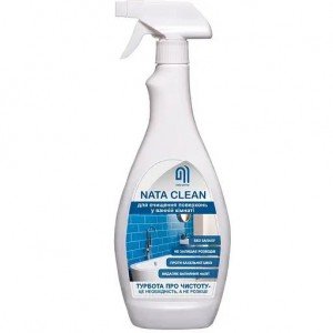 Средство чистящее для ванной комнаты Nata-Clean, с триггером, 750 мл