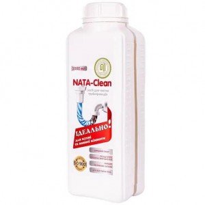 Средство чистящее для трубопроводов Nata-Clean, 1000 мл