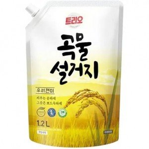 Средство для мытья посуды Trio Rice Bran Рисовые отруби 1.2 л