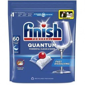 Таблетки для посудомоечных машин Finish Powerball Quantum All in 1 60 шт.