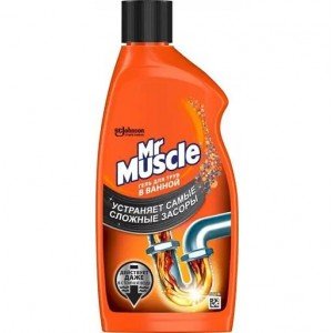 Гель для прочистки труб Mr Muscle, против трудных засоров. 500 мл