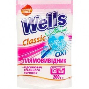 Кислородный пятновыводитель Wells Natural Classic Oxi 200 г