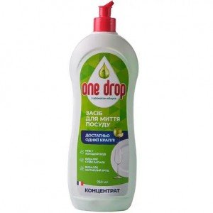Средство для мытья посуды One Drop Яблоко 750 мл