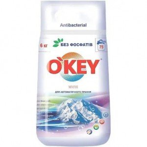Стиральный порошок O'key White Горная свежесть 6 кг