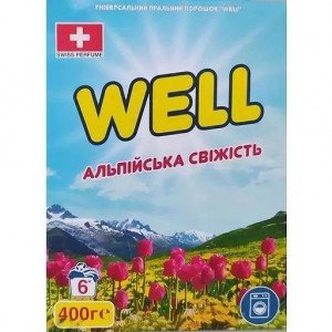Стиральный порошок Well Альпийская свежесть 400 г