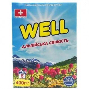 Стиральный порошок Well Альпийская свежесть 400 г