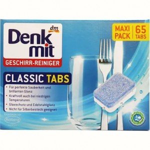 Таблетки для посудомоечной машины Denkmit Classic 65 шт.