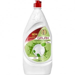 Концентрированная жидкость для мытья посуды Galax Мята 950 г