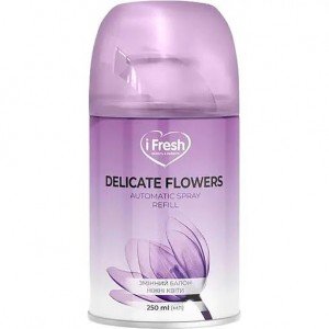 Сменный баллон к автоматическому освежителю воздуха iFresh Delicate flowers 250 мл