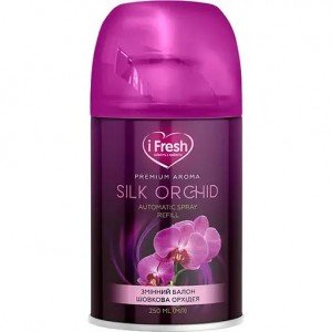 Сменный баллон к автоматическому освежителю воздуха iFresh Premium Aroma Silk orchid 250 мл