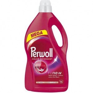 Средство для деликатной стирки Perwoll Renew цветных вещей 3.75 л