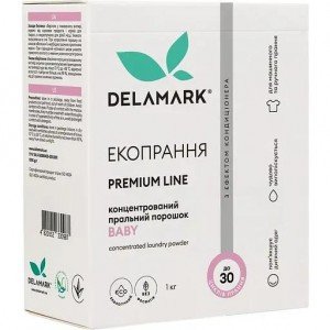 Стиральный порошок DeLaMark Baby с эффектом кондиционера 1 кг