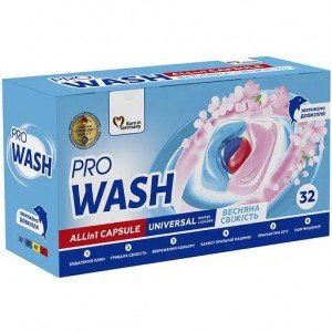 Капсулы для стирки ProWash Весенняя свежесть 32 шт.