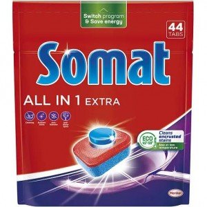 Таблетки для посудомоечной машины Somat All in 1 Extra 44 шт.