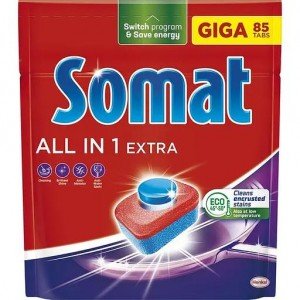 Таблетки для посудомоечной машины Somat All in 1 Extra 85 шт.