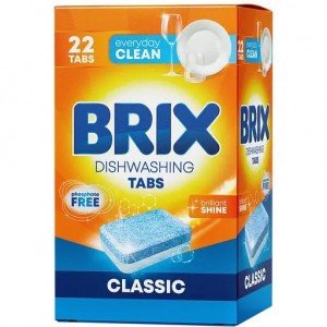 Таблетки для посудомоечных машин Brix Classic 22 шт.