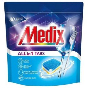 Таблетки для посудомоечных машин Medix All in one 30 шт.