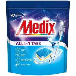 Таблетки для посудомоечных машин Medix All in one 90 шт.