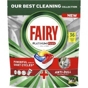 Капсулы для посудомоечных машин Fairy Platinum Plus Все-в-1, 36 шт.