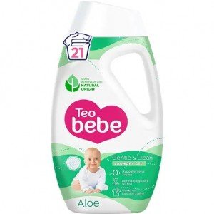 Жидкое средство для стирки Teo Bebe Gentle & Clean Aloe детское 945 мл