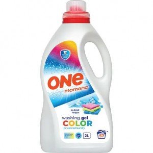 Гель для стирки цветных вещей One Moment Color Alpine Fresh 2 л