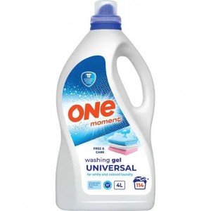 Гель для стирки универсальный One Moment Free & Care Universal 4 л