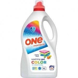Гель для стирки цветных вещей One Moment Color Exotic Fruit 4 л
