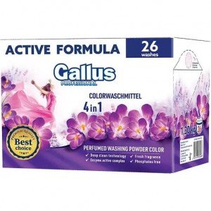 Стиральный порошок Gallus Professional 4в1 Color 1.3 кг 26 стирок