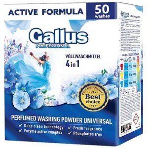 Стиральный порошок Gallus Professional 4в1 Univesal 2.5 кг 50 стирок