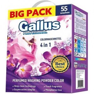 Стиральный порошок Gallus Professional 4в1 Color 3.05 кг 55 стирок