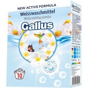 Стиральный порошок Gallus Weiss Для белого 650 г 10 стирок