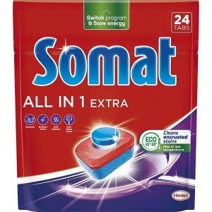 Таблетки для посудомоечной машины Somat All in 1 Extra 24 шт.