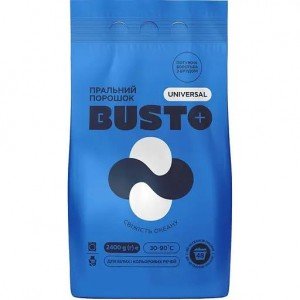 Стиральный порошок Busto Свежесть океана universal 2.4 кг