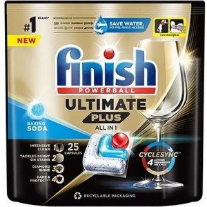 Капсулы для посудомоечных машин Finish Ultimate Plus All 1 Baking Soda 25 шт.