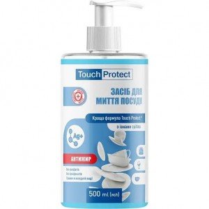 Средство для мытья посуды Touch Protect Антижир с ионами серебра 500 мл