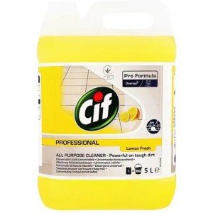 Универсальное чистящее средство Cif Professional Лимон для очистки всех водостойких поверхностей 5 л