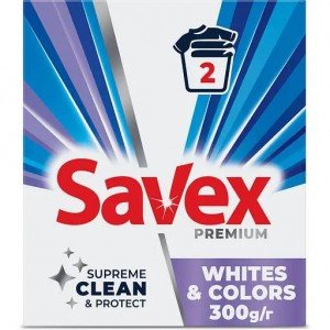 Стиральный порошок Savex Premium Whites & Colors автомат 300 г