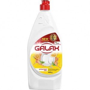 Жидкость для мытья посуды Galax Цитрусовый микс концентрированная 950 г