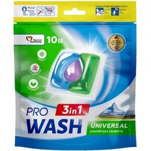 Капсулы для стирки ProWash Альпийская свежесть 10 шт.