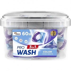 Капсулы для стирки ProWash Горная свежесть 60 шт.