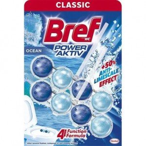 Туалетный блок для унитаза Bref Сила актив Океанский бриз 100 г (2 шт. х 50 г) (651636)
