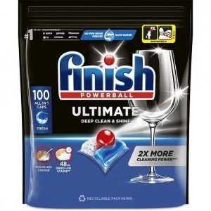 Капсулы для посудомоечных машин Finish Ultimate All in 1, 100 шт.