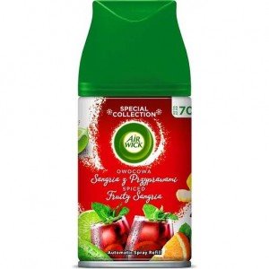 Сменный баллон к автоматическому аэрозольному освежителю воздуха Air Wick Freshmatic Фруктовая Сангрия с пряностями 250 мл