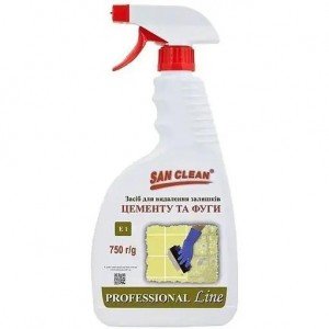 Средство San Clean Prof Line для удаления остатков цемента и фуги 750 г