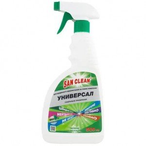 Средство чистяще-моющее San Clean Универсал-2000 Генеральная уборка Зеленое яблоко 500 г