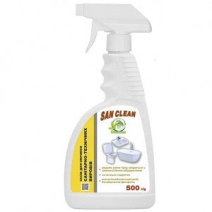 Средство San Clean Green House для обработки санитарно-технических изделий 500 г
