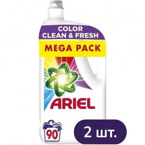 Набор: Гель для стирки Ariel Color Чистота и свежесть 4.5 л x 2 пл.
