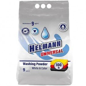 Стиральный порошок Helmann для всех типов стирки 9 кг