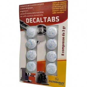 Таблетки Decaltabs Fiterhaus для чистки кофеварок 8 шт.